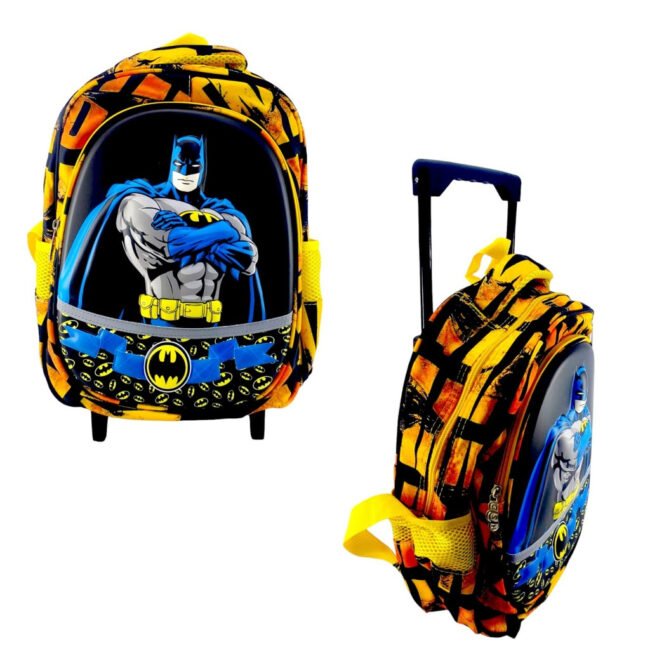 Batman Trolley Bag - Yellow - 14 Inch | Class 1 - Class 2( IMPORTED )