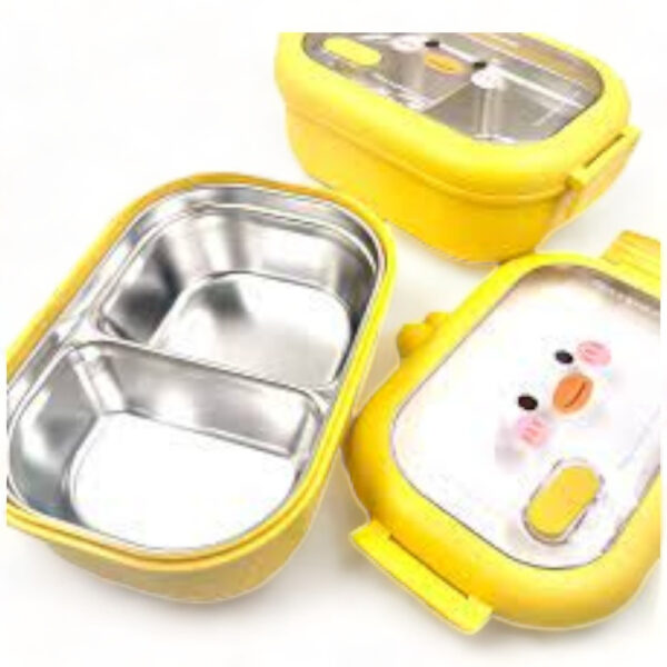 Keep a Good Mood Stainless Steel Lunch Box - Assorted Colour - No. 6261