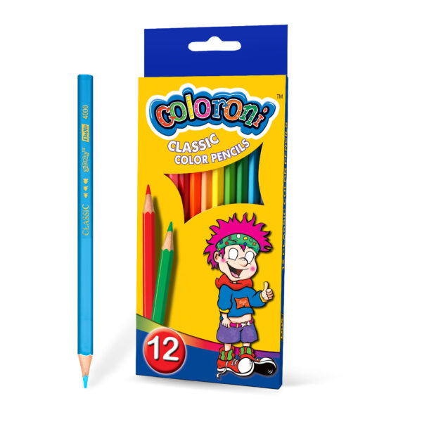 Dux Color Pencil 4000 Coloroni (Full Size) (12 Colors)