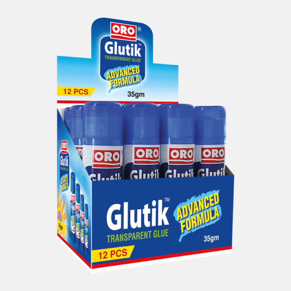 GLUTIK Large Transparent Glue Stick 35 Gram - Image 2