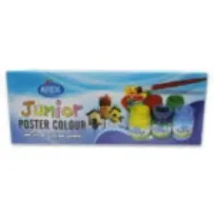 Apex Junior Poster Colors | 12 Pcs Colorful Apex Junior Poster Color Set | 25ml Bottle