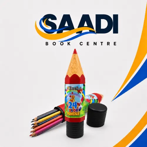 DEER 24 COLORS FULL SIZE PENCIL SHAPE PC