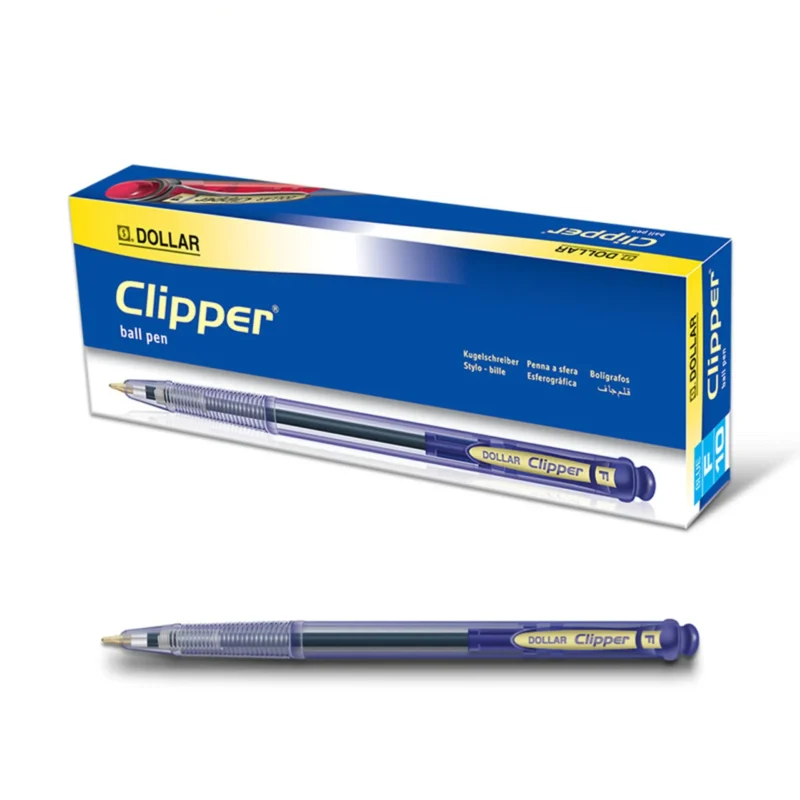 dollar-clipper-ball-pen-10-pcsbox-blue-the-stationers-1