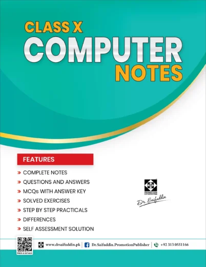 COMPUTER NOTES CLASS 10 (NEW EDITION)