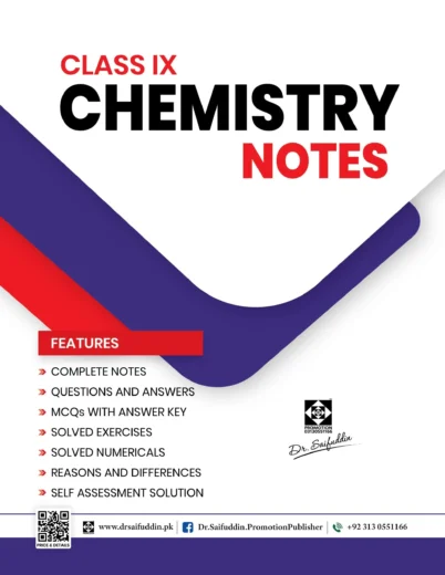 CHEMISTRY NOTES CLASS 9 (NEW EDITION)