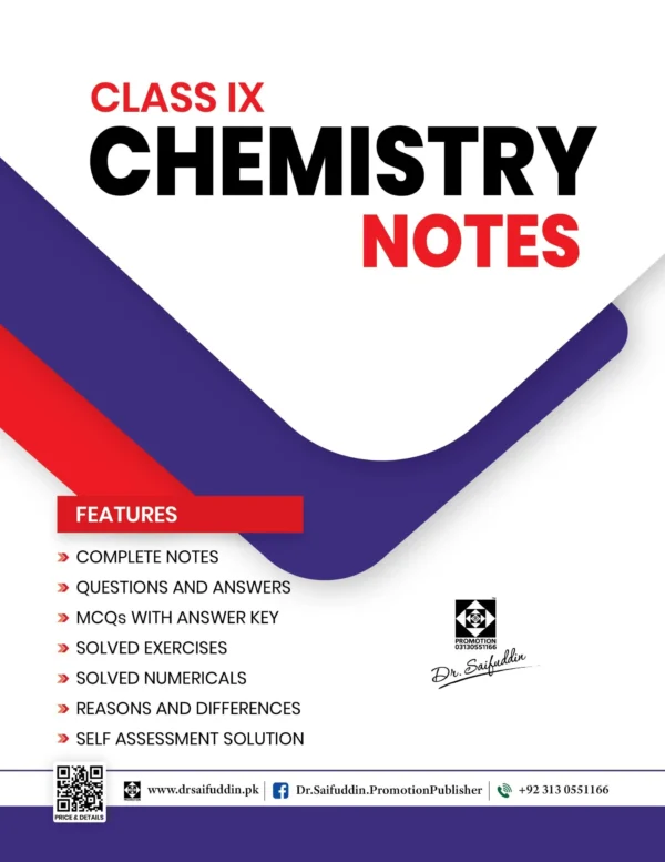 CHEMISTRY NOTES CLASS 9 (NEW EDITION)