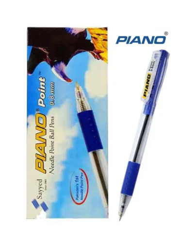 Piano Blue Needle Point Ball Pen 0.8mm (1pcs ) of