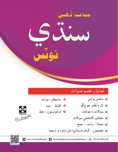 X SINDHI NOTES NOTES (NEW EDITION)