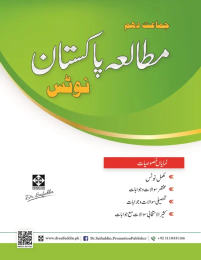 X PAKISTAN STUDIES URDU NOTES (NEW EDITION)