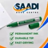 DOLLAR Permanent Marker green