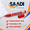 DOLLAR Permanent Marker Red