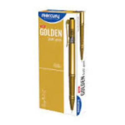 Mercury Golden Ballpoint Pen 1 pack