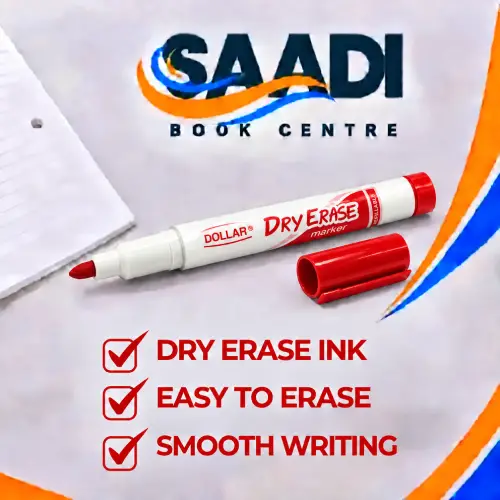 Dollar Dry Erase Marker Red
