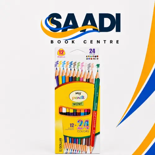 Dollar Color Pencil Dual 12`