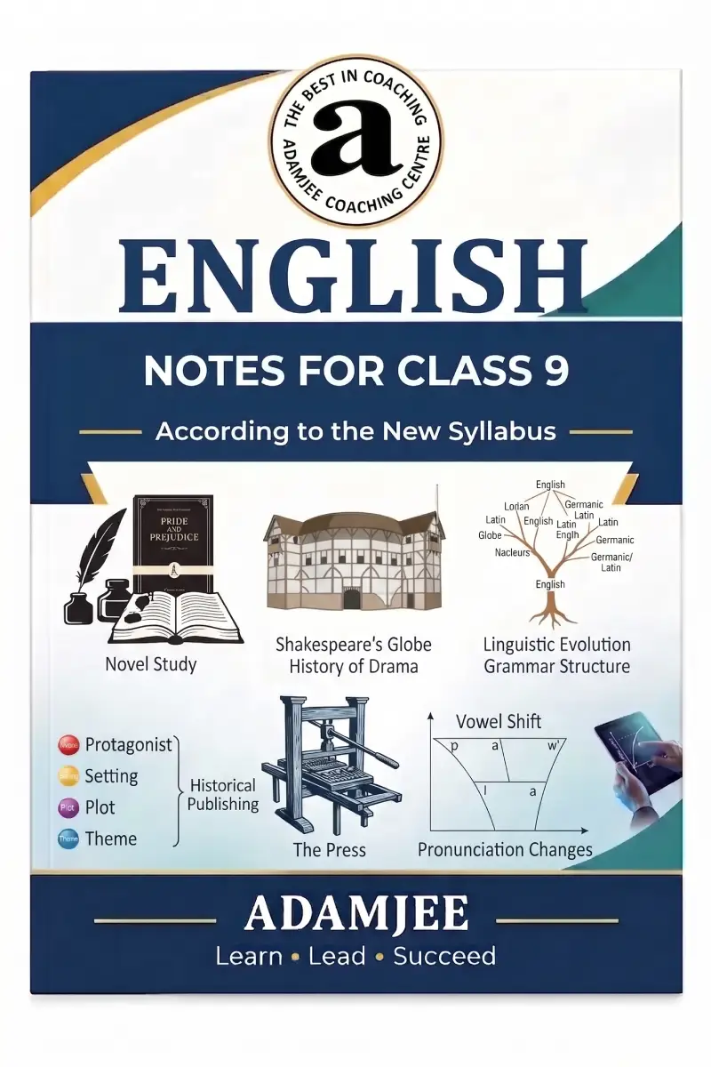 English Notes For Class 9 – Adamjee Notes –Saadi Book Center
