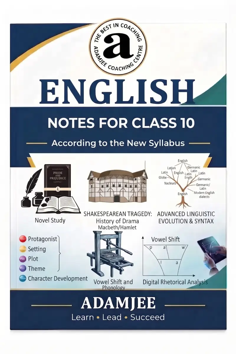 English Notes For Class 10 – Adamjee Notes –Saadi Book Center