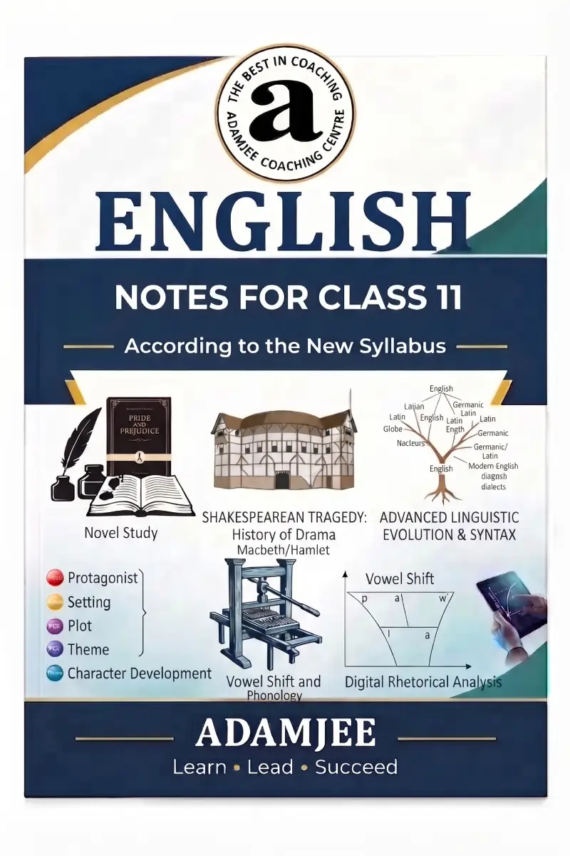 English Notes For Class 11 – Adamjee Notes –Saadi Book Center