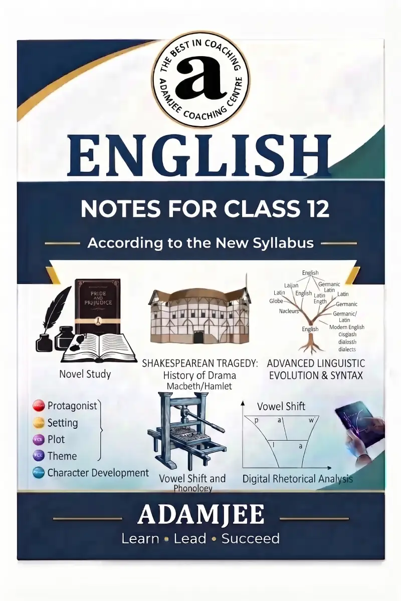 English Notes For Class 12 – Adamjee Notes –Saadi Book Center