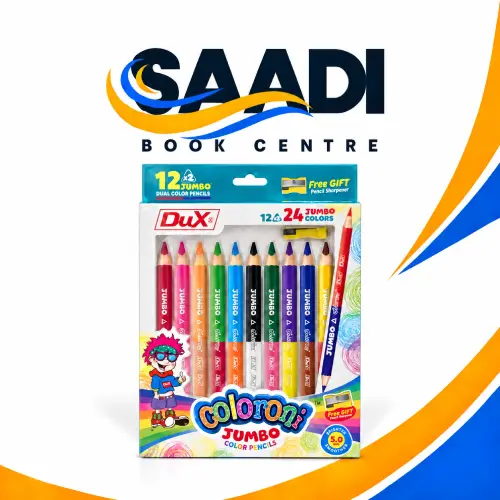Dux Jumbo Dual Color Pencil