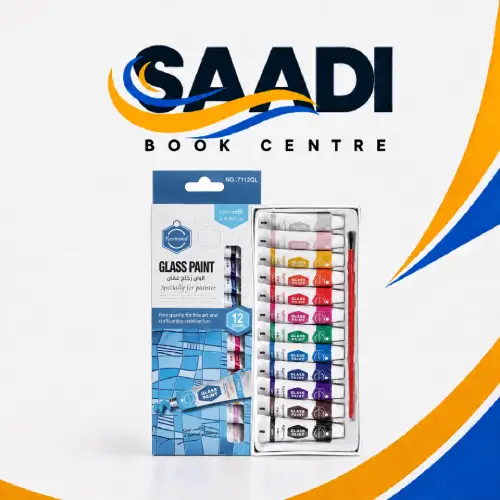 Size: 12 ml UOM: 12 Tubes Vibrant Colors: 12 bright, non-fading colors to inspire your art. Convenient Size: 12 ml tubes for easy storage and travel. Non-Toxic: Safe for artists, students, and hobbyists of all ages. Keep Smiling Glass Paint